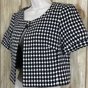 Ann Taylor Loft Sz 4 Short Sleeve Bolero Jacket